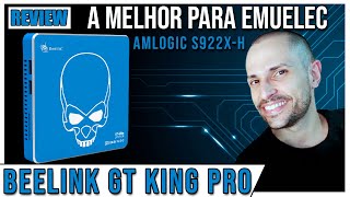 Review Beelink GT King PRO processador Amlogic S922XH a melhor TV Box para EmuELEC e retro games [upl. by Trah]