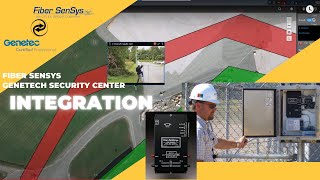 FIBER SENSYS INTEGRATION WITH GENETEC SECURITY SYSTEM PerimeterIntrusionDetection genetec fence [upl. by Roosnam]