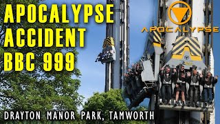 APOCALYPSE ACCIDENT  BBC 999 Programme  Vintage Footage  April 2000  Drayton Manor [upl. by Ruthie]