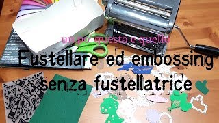 Fustellatrice quotfai da tequot ALTERNATIVA 🙂 tutorial [upl. by Rodi]