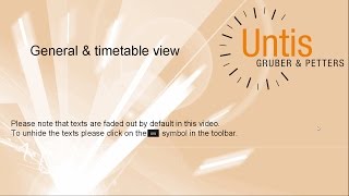 Untis 2016  General and timetable views [upl. by Ellainad]