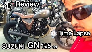 🥇Suzuki GN BRATStyle 🛠 Full Review modificada en Mexico time lapse process [upl. by Darom]