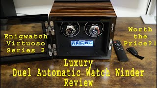 Beautiful Luxury Watch Winder  Virtuoso 2 Watch Winder Review [upl. by Haliak]