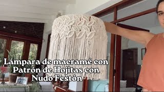 Cómo hacer hojitas de macramé con Nudo Festón [upl. by Asilak361]