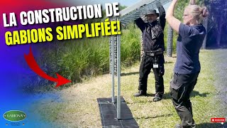 La construction de gabions simplifiée  instructions vidéo étape par étape [upl. by Ennaerb]