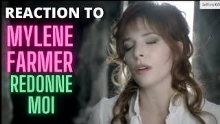 REACTION to MYLENE FARMER  Redonne moi music video [upl. by Repip]