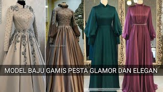 MODEL BAJU GAMIS PESTA GLAMOR DAN ELEGAN [upl. by Nilo622]