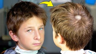 WHITE BOY goes to BLACK BARBER unexpected results [upl. by Derfla611]