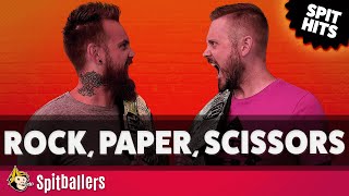 Spit Hits Rock Paper Scissors amp The Best Onomatopoeia  Spitballers Comedy Show [upl. by Eseilenna]