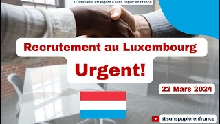 Salon de recrutement au Luxembourg [upl. by Aurelio]