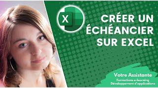 Créer un échéancier sur Excel [upl. by Stepha916]