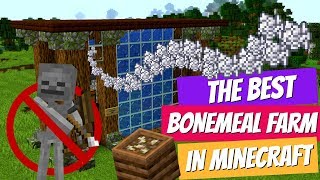 Minecraft 114 Bonemeal Farm Totally Mob Free Bonemeal amp Minecraft Survival Friendly with Avomance [upl. by Ahscrop329]