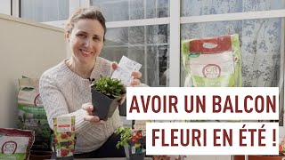 Planter des vivaces en pot pour un balcon fleuri en été [upl. by Airdua]