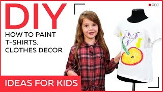 3 Easy DIY T Shirt Painting Ideas [upl. by Stucker]