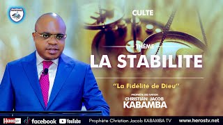 STABILITE DU MARDI 23012024 AVEC PROPHETE DES NATIONS CHRISTIAN JACOB KABAMBA [upl. by Wright]