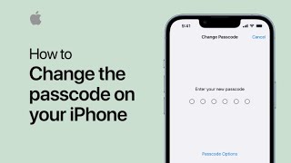 How to change the passcode on your iPhone iPad or iPod touch  Apple Support [upl. by Fabri]