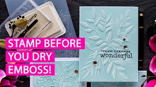 Use Embossing Folders to Quickly Create Beautiful Cards  Scrapbookcom [upl. by Glass]