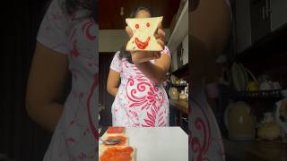 Bread pizza❤️🍕viralvideo youtubeshorts youtube snack subscribe share cake food love viral [upl. by Eylk]