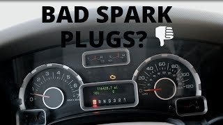 SYMPTOMS OF BAD SPARK PLUGS [upl. by Ellerehs]