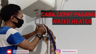 CARA CEPAT PASANG WATER HEATER LISTRIK ARISTON  TUTORIAL ILMU PERTUKANGAN  waterheater [upl. by Sibylla168]