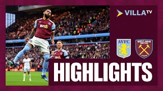 MATCH HIGHLIGHTS  Aston Villa 41 West Ham [upl. by Revkah]