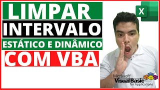 Como Limpar células no Excel VBA Método RangeClearContents ClearContents VBA Limpar intervalo [upl. by Nonad]