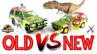 OLD vs NEW Jurassic World Legacy Collection T Rex Escape Pack Review  Votesaxon07 [upl. by Meill]