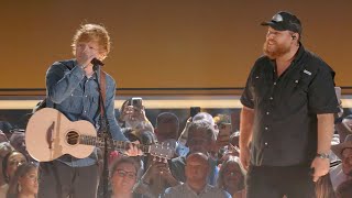 Ed Sheeran  Life Goes On ft Luke Combs Live at the 58th ACM Awards [upl. by Ingamar]