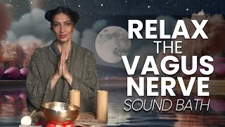 Vagus Nerve Reset to Sleep  Sound Bath Healing Meditation [upl. by Georgianne]