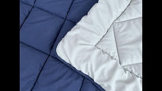 COMFYTOUCH  REVERSIBLE TWO COLORS MICORFIBER DUVETS [upl. by Marozik]