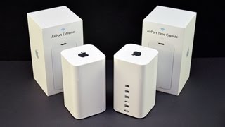 Apple Airport Extreme and Time Capsule 2013 Unboxing amp Setup Demo [upl. by Niamor]