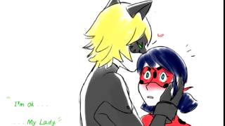 Miraculous Ladybug comic dub Surprise Kiss [upl. by Joannes]