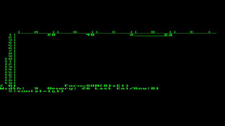 Osborne 1 SuperCalc Spreadsheet CPM [upl. by Eizzik]