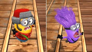 Lumberjack Minion Evil Minion Gameplay at Super Silly Fun Land  Despicable Me Minion Rush [upl. by Brunk]