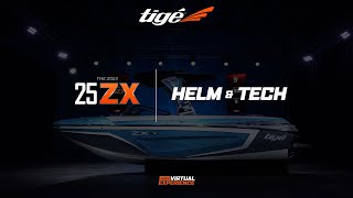 25ZX Helm  2023 Tige Boats Virtual Experience [upl. by Kathrine]