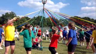 Maypole Dancing at the 2010 Greenfields Summer Fair [upl. by Lose712]