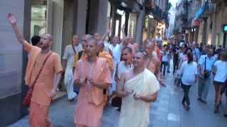 Traveling Sankirtan Diary 2013 Barcelona Spain 1409 [upl. by Laicram]