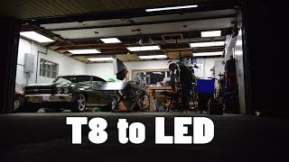 HowTo T8 to LED conversion  HYPERIKON  105600 Lumens [upl. by Aay]