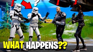 What Happens if Boss StormTroopers Meet Boss IO DR Slone amp Gunnar Star Wars Vs Fortnite [upl. by Reube93]