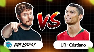 Ronaldo Vs Mr Beast Youtube Facts You Dont Know Before [upl. by Gnas]