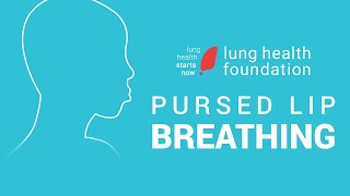 COPD Breathing Exercise Pursed Lip Breathing [upl. by Ley]