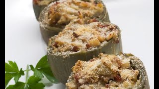 Receta de alcachofas rellenas con jamón  Karlos Arguiñano [upl. by Ycnaffit582]