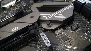 installation of parts onto MSI B560 MAG Tomahawk wifi Motherboard [upl. by Dermot433]