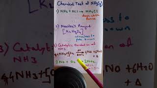 Chemical Test for Ammonia Chemistry Class 10th icse chemistryforboards chemistryexperiments [upl. by Ahsino]