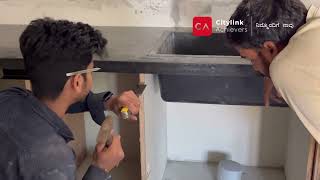 How to install kitchen gola profile easily  Custom kitchen gola profile ideas for modern homes [upl. by Gorden]