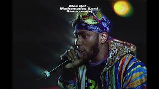 Mos Def  Mathematics Lord Rams remix remix mosdef hiphop [upl. by Bakki703]