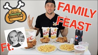 KFC Family Feast Demolished by Aussie Guy  Nela Zisser Collaboration [upl. by Thomasa]