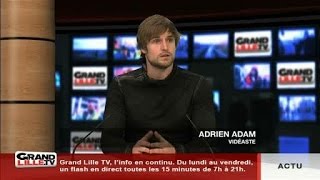 Adrien fait le buzz avec sa vidéo sur le VieuxLille [upl. by Granoff]