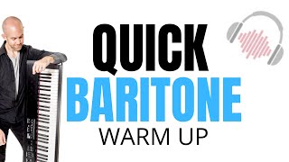 Singing WARM UP  Baritone Full Range [upl. by Hcurab]