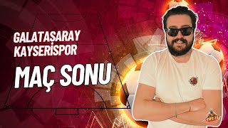 Galatasaray  Kayserispor  Maç Sonu [upl. by Marozas]